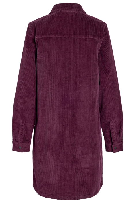 Noisy may bordeaux dames jurk | Achteraanzicht