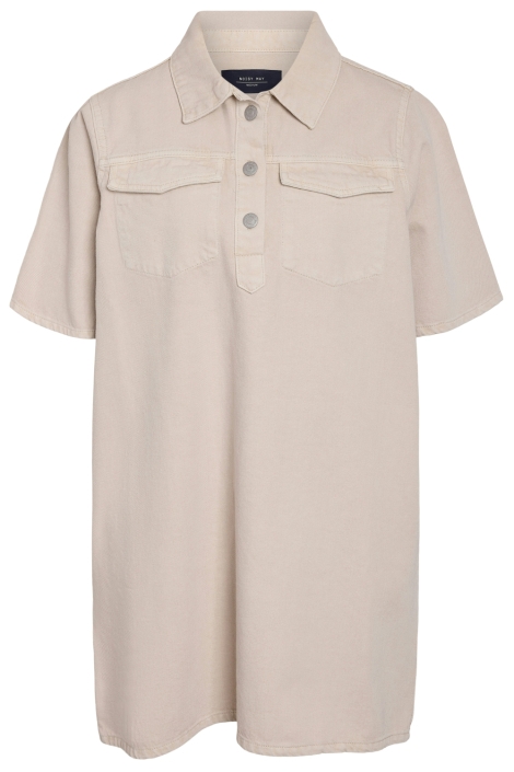 Noisy may beige dames jurk | Vooraanzicht