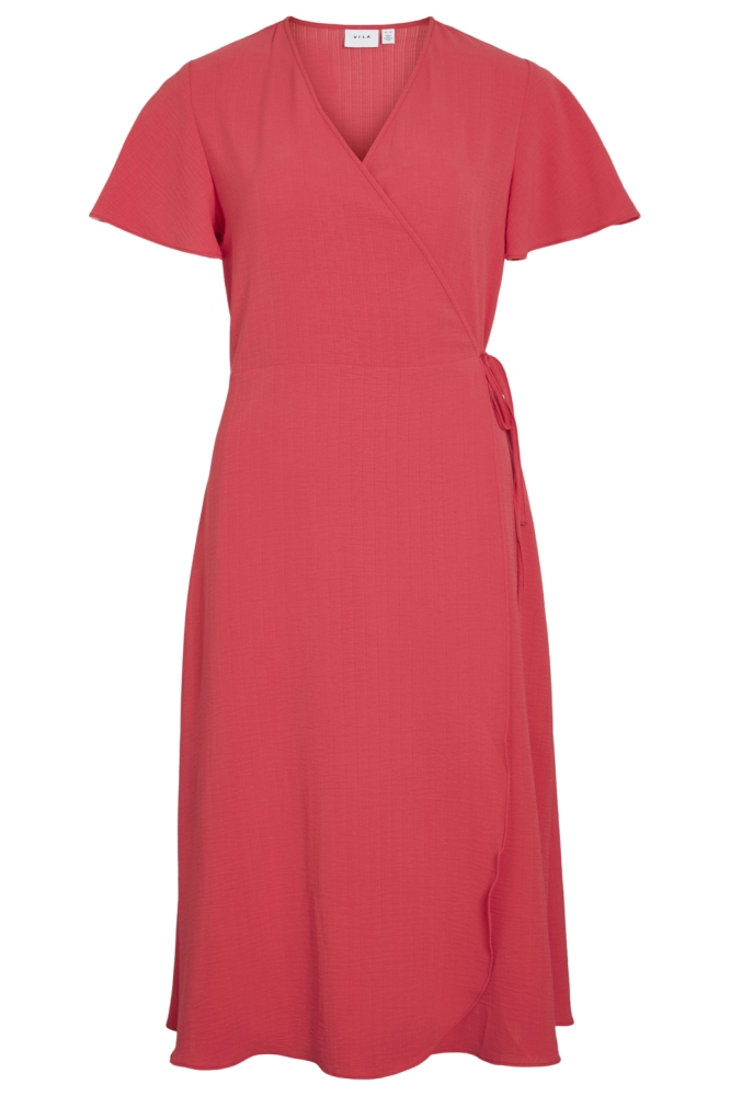 Vila rode dames jurk | Vooraanzicht