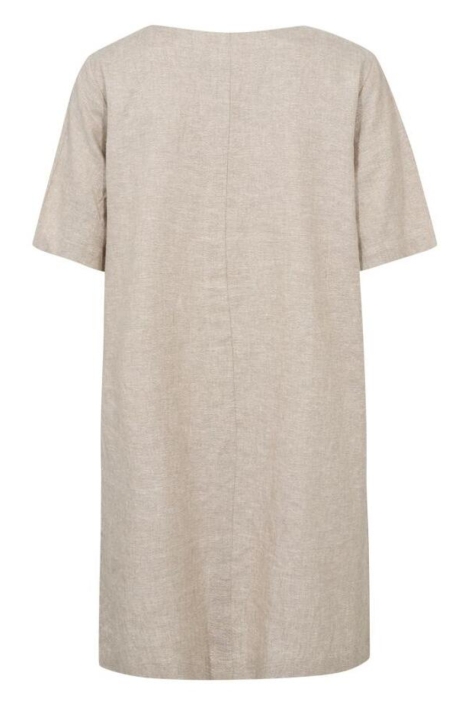 Freequent zand dames jurk | Achteraanzicht