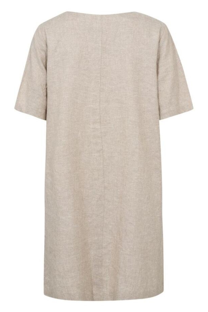 Freequent zand dames jurk | Achteraanzicht