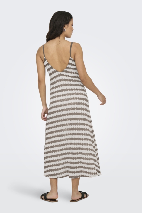 Only witte dames jurk | Achteraanzicht