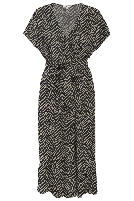 Only zwarte dames jurk | Vooraanzicht