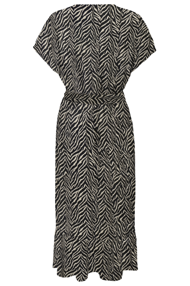 Only zwarte dames jurk | Achteraanzicht