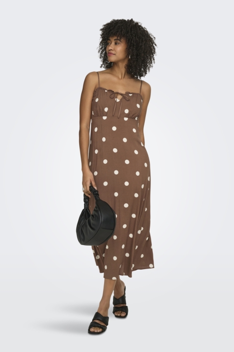 Only bruine dames jurk | Model