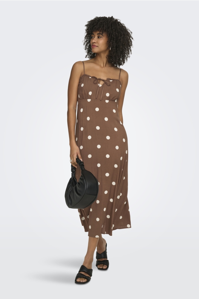 Only bruine dames jurk | Model