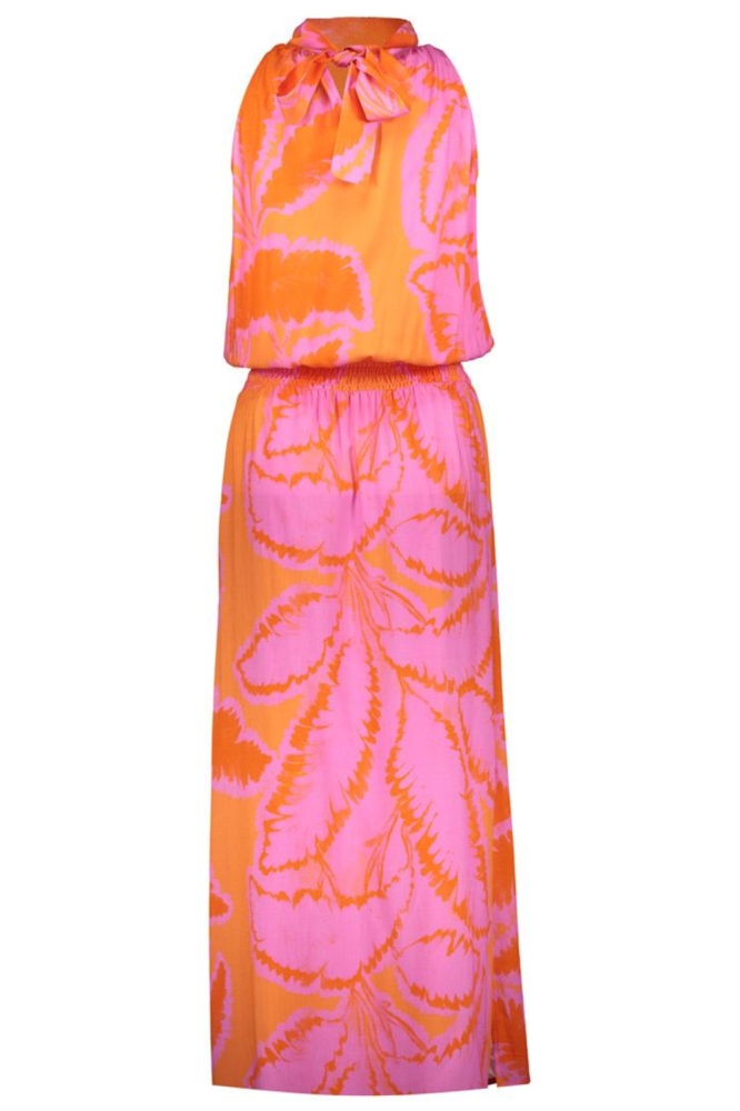 Geisha roze dames jurk | Vooraanzicht