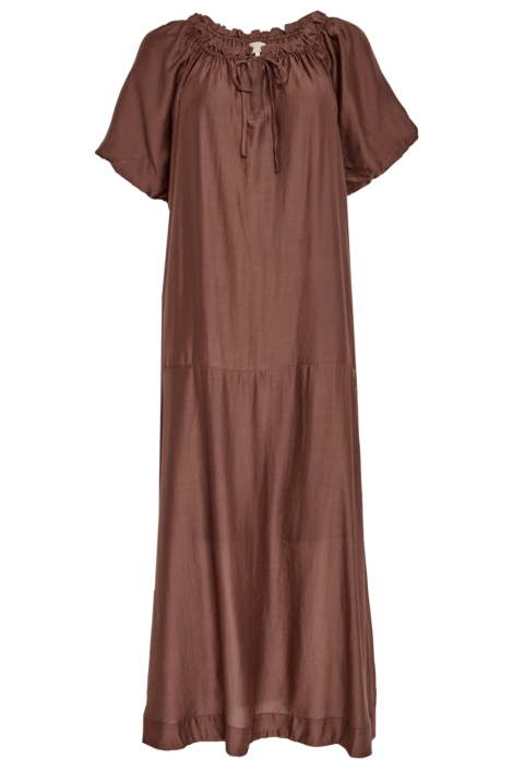 Peppercorn bruine dames jurk | Vooraanzicht