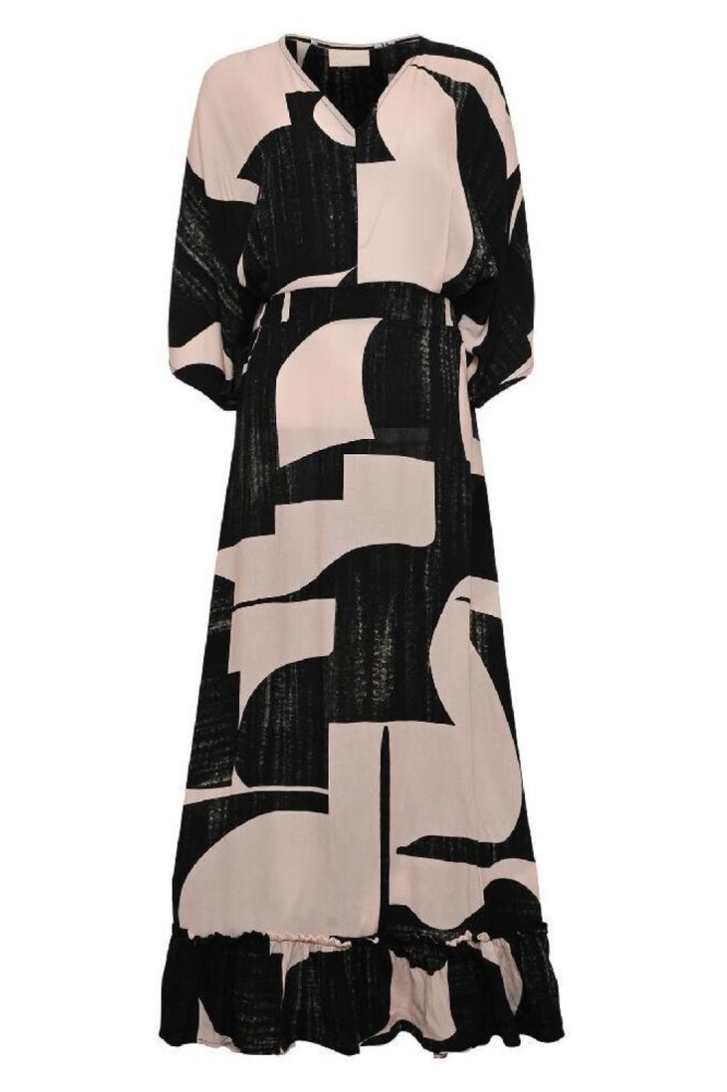 Maicazz multi color dames jurk | Vooraanzicht