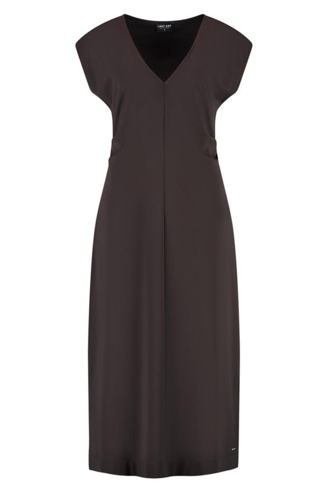 Lady Day bruine dames jurk | Vooraanzicht