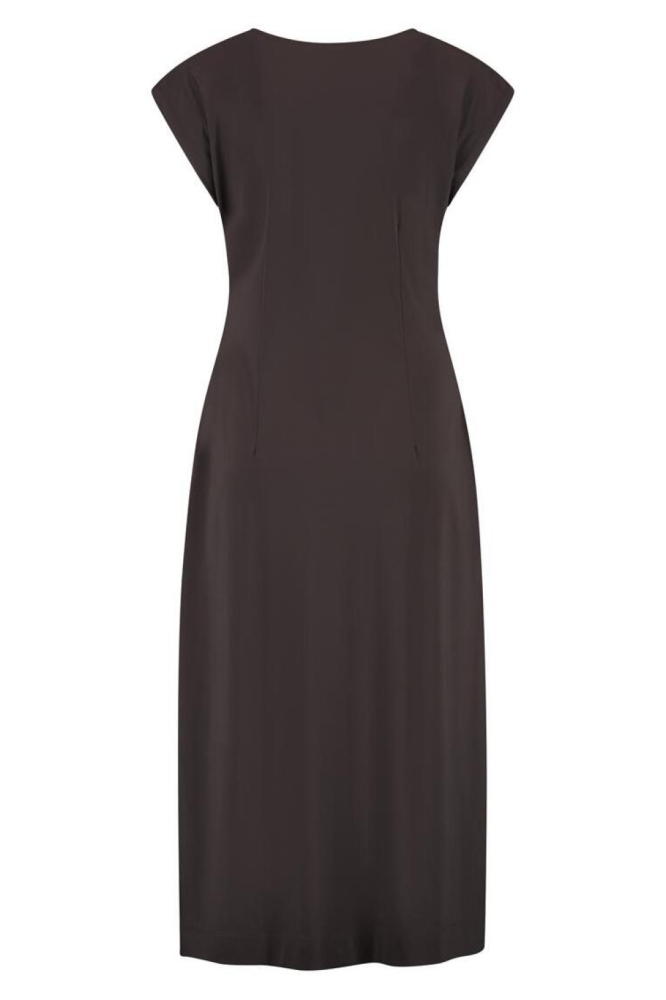 Lady Day bruine dames jurk | Achteraanzicht