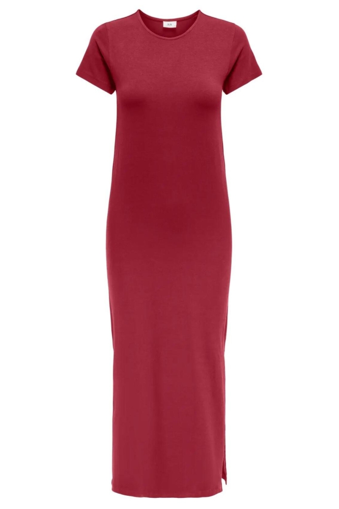 Jacqueline de Yong bordeaux dames jurk | Vooraanzicht