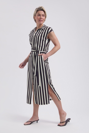 Lady Day Jurk OZZY L36 380 3248 DOUB STRIPE