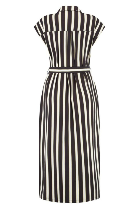 Lady Day bruine dames jurk | Achteraanzicht