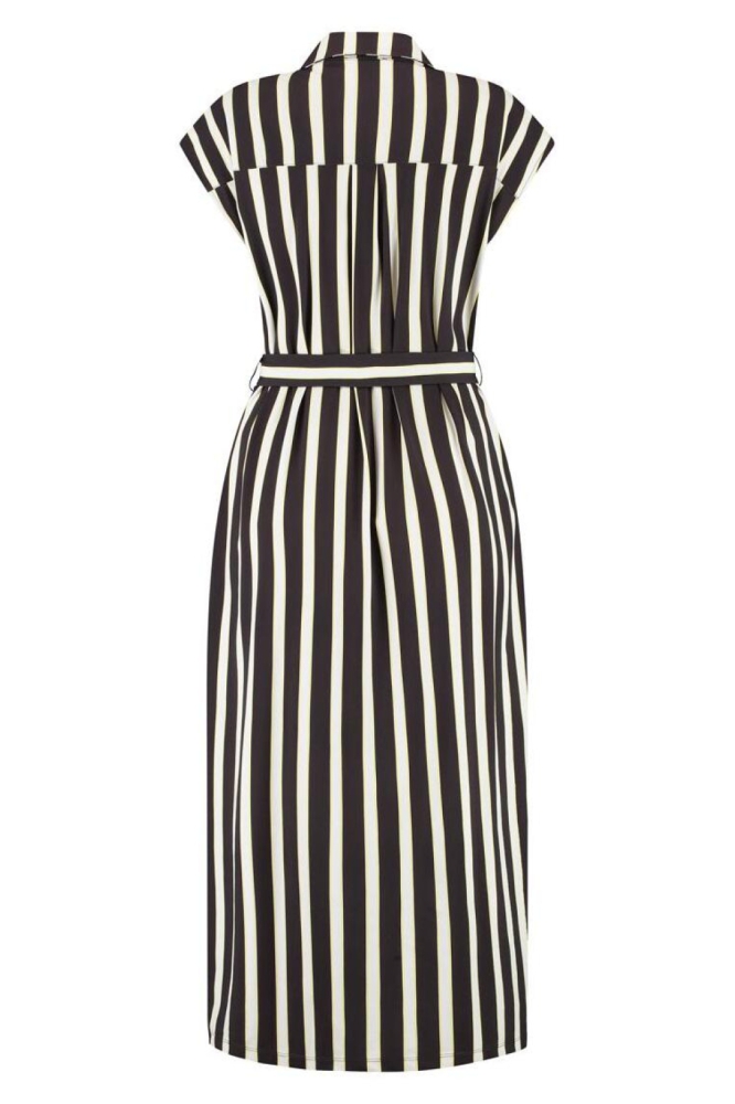 Lady Day bruine dames jurk | Achteraanzicht