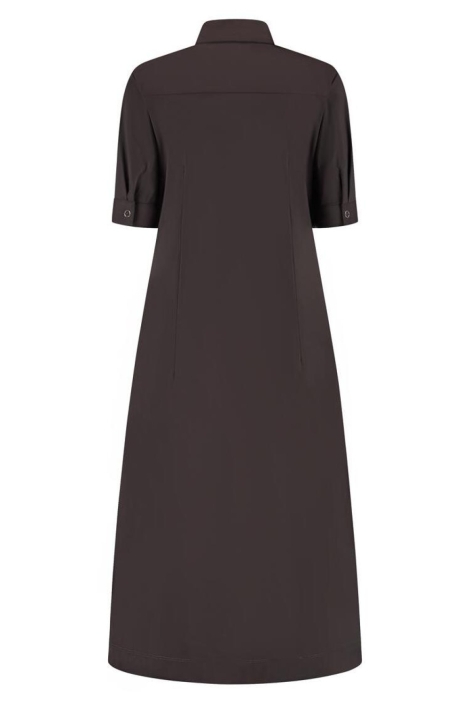 Lady Day bruine dames jurk | Achteraanzicht
