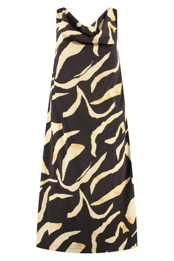 Lady Day bruine dames jurk | Vooraanzicht