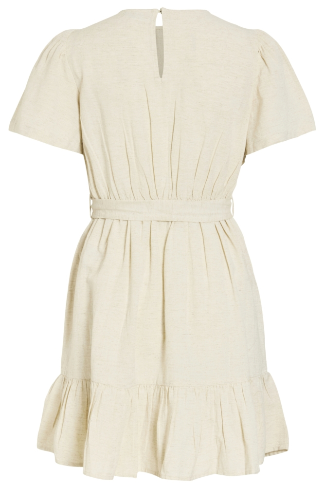 Vila zand dames jurk | Achteraanzicht