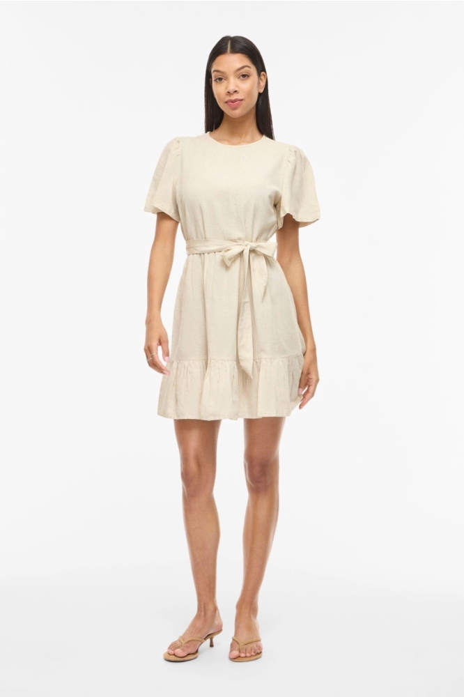 Vila zand dames jurk | Model