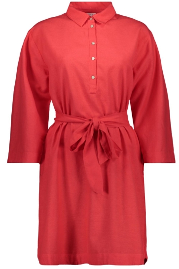 Vila Jurk VIPRISILLA 3/4 LOOSE SHIRT DRESS/VO 14113576 HIBISCUS