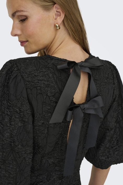 Jacqueline de Yong zwarte dames jurk | Unique Selling Point