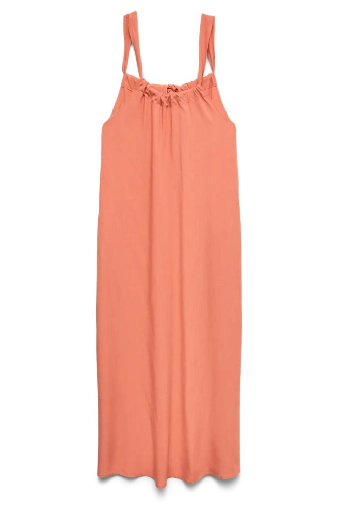 Vero Moda oranje dames jurk | Vooraanzicht