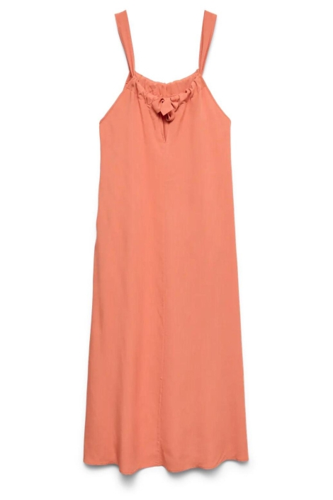 Vero Moda oranje dames jurk | Achteraanzicht