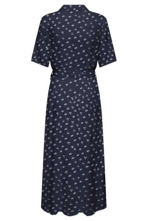 Jacqueline de Yong blauwe dames jurk | Achteraanzicht