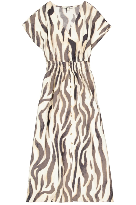 Garcia beige dames jurk | Vooraanzicht