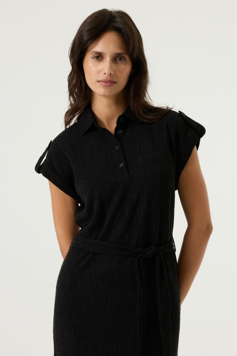 Garcia zwarte dames jurk | Close up