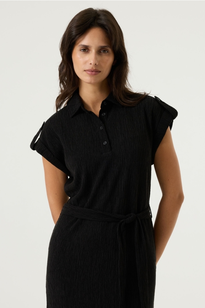 Garcia zwarte dames jurk | Close up