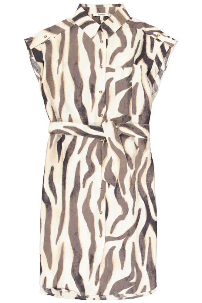 Garcia beige dames jurk | Vooraanzicht