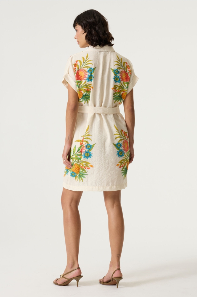 Garcia beige dames jurk | Model