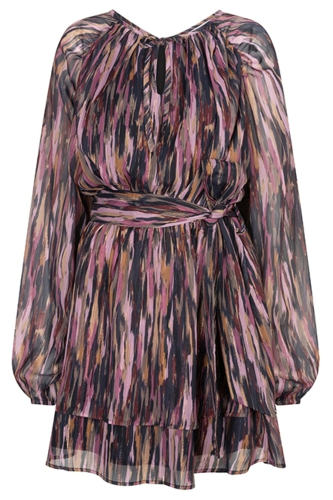Lofty Manner multi color dames jurk | Vooraanzicht