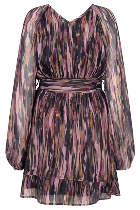 Lofty Manner multi color dames jurk | Achteraanzicht