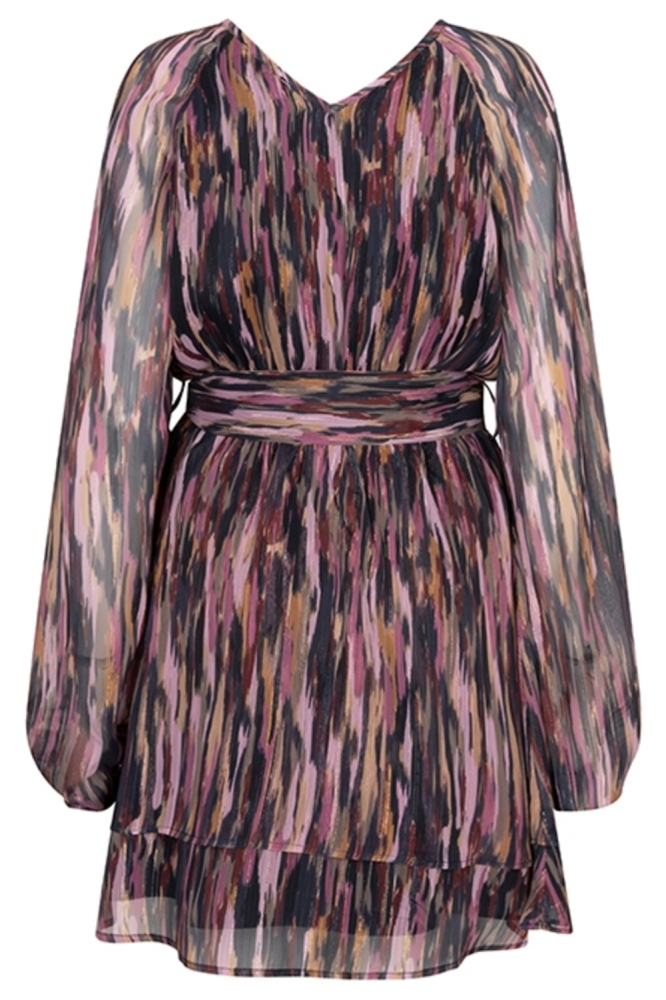 Lofty Manner multi color dames jurk | Achteraanzicht