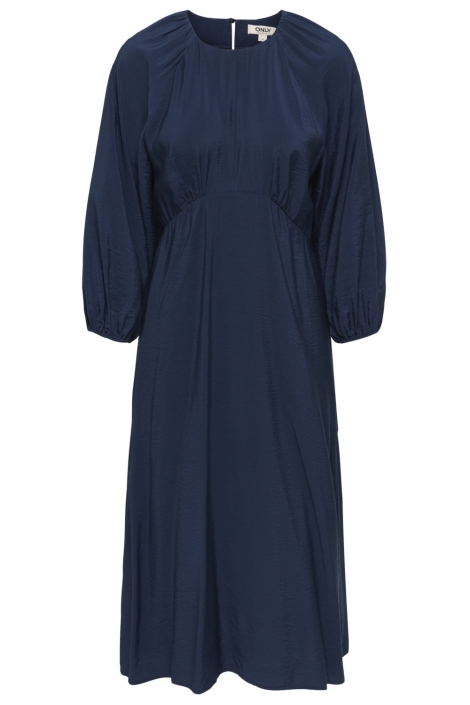 Only blauwe dames jurk | Vooraanzicht