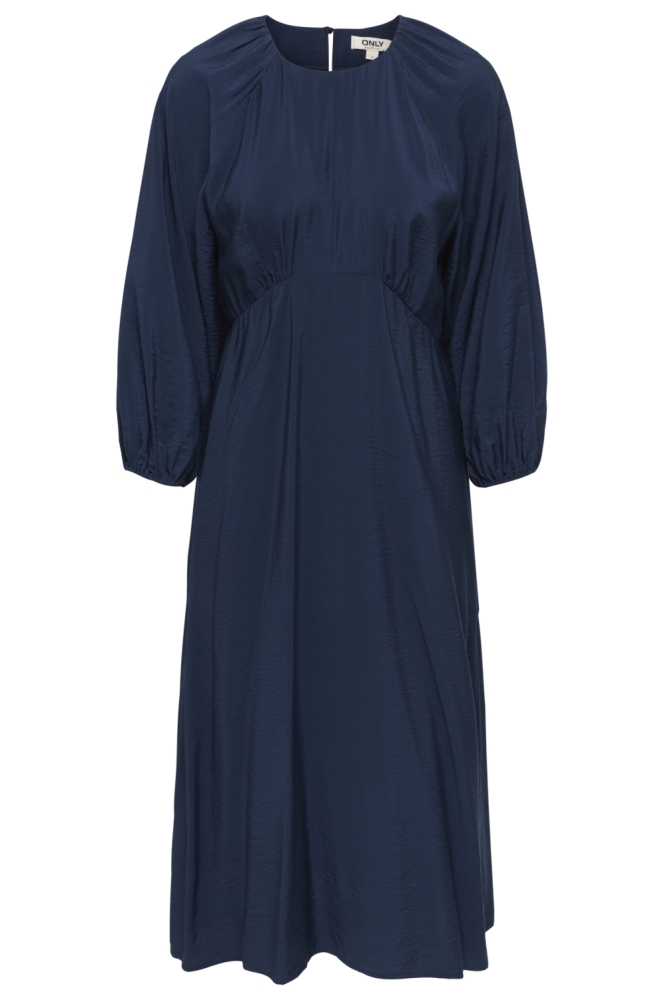 Only blauwe dames jurk | Vooraanzicht