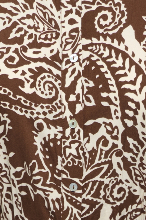 Only bruine dames jurk | Kleurstaal