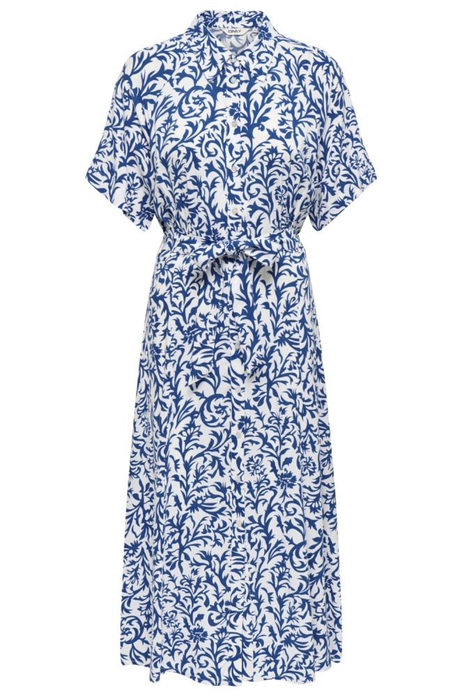 Only witte dames jurk | Vooraanzicht