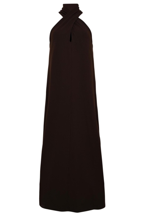 Maicazz bruine dames jurk | Vooraanzicht