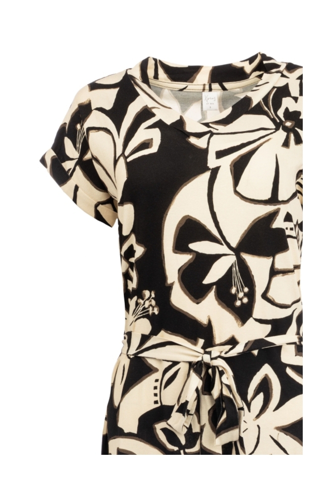 NED zwarte dames jurk | Close up