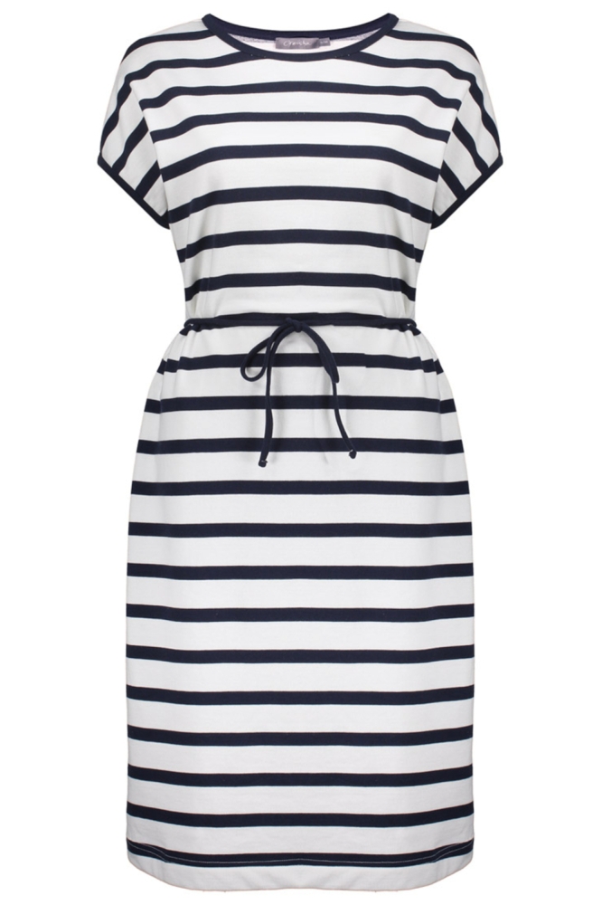 Geisha ecru dames jurk | Vooraanzicht