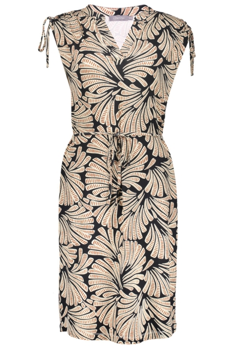 Geisha zwarte dames jurk | Vooraanzicht