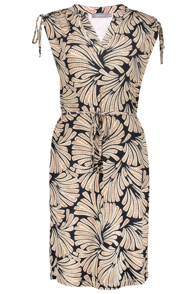 Geisha zwarte dames jurk | Vooraanzicht