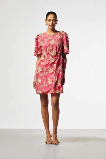 Aaiko Jurk CELINA 3D TEN 518 171641 HIBISCUS RED