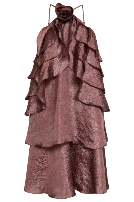 SisterS point bruine dames jurk | Vooraanzicht