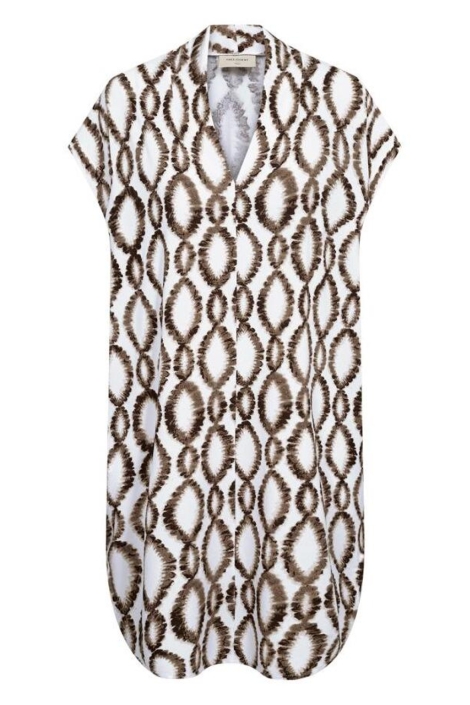 Freequent witte dames jurk | Vooraanzicht