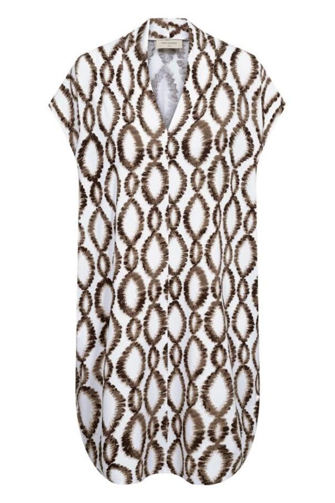 Freequent witte dames jurk | Vooraanzicht