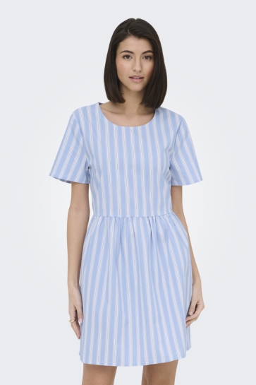 Jacqueline de Yong jdymio s/s short dress wvn noos Blauw